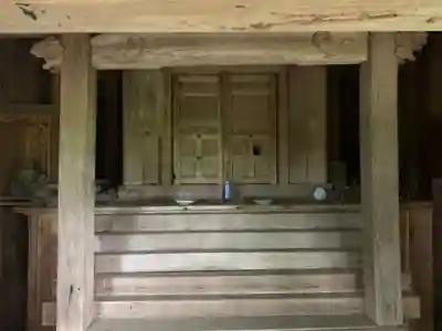 神社（名称不明）の本殿・本堂