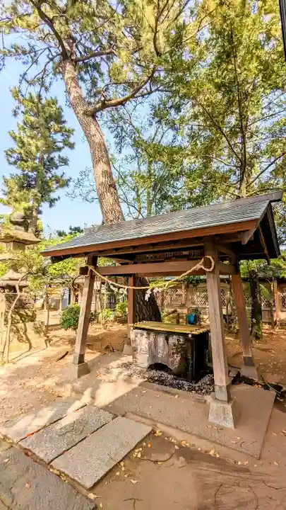 白幡天神社の手水舎