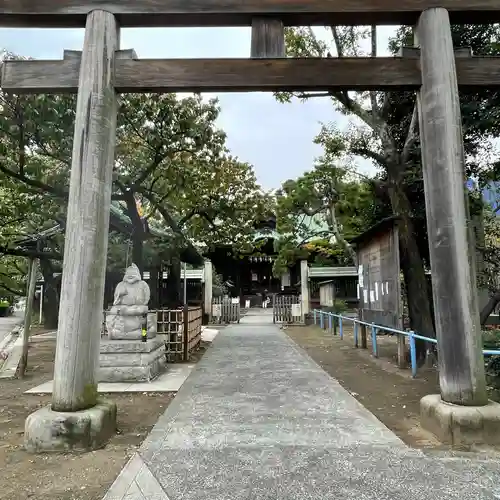 荏原神社の鳥居