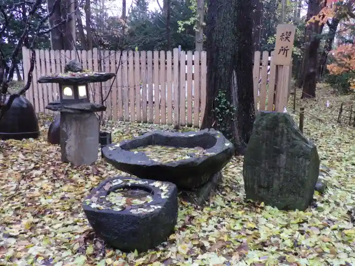 旭川神社の手水舎