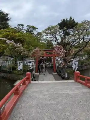 旗上弁財天社の鳥居