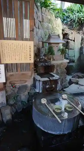 品川神社の手水舎