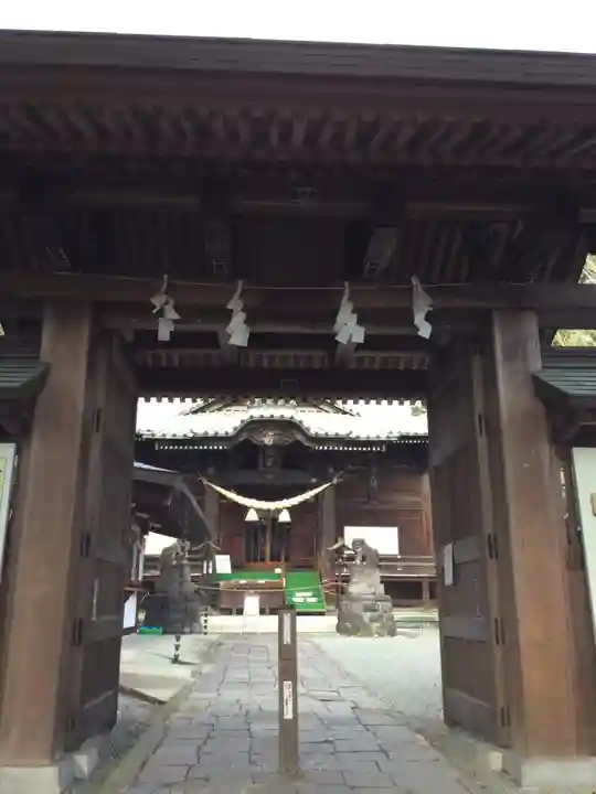 桐生天満宮の山門・神門