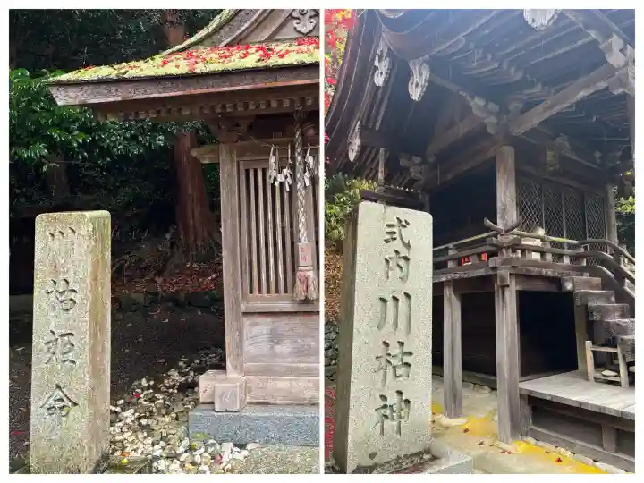 八坂神社・境内社川枯社(滋賀県)