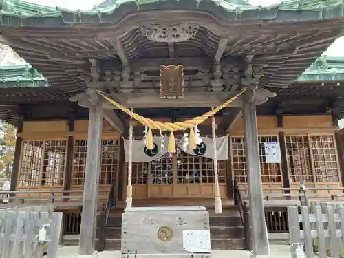 植田八幡神社の本殿・本堂