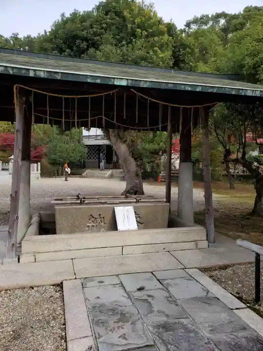 京都乃木神社の手水舎