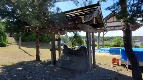 早来神社の手水