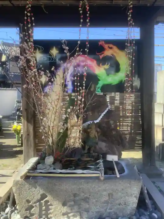 四季桜の寺 妙乗院の手水舎