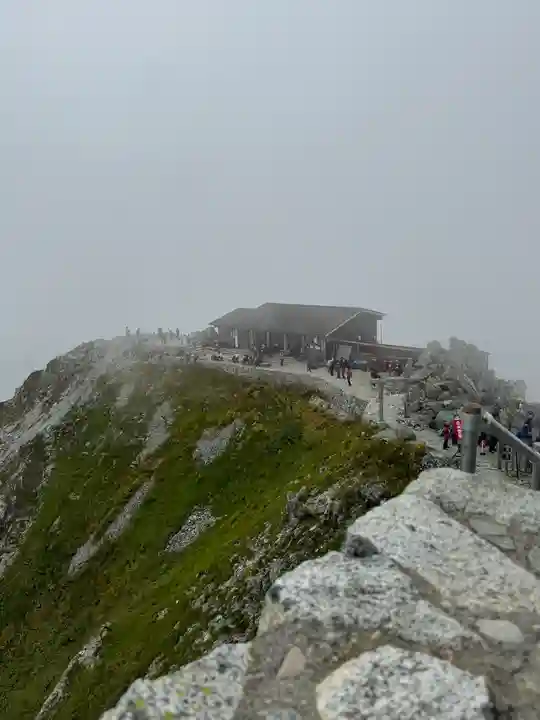 雄山神社峰本社の景色