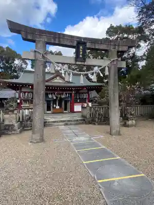 機物神社の鳥居