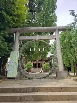 諏訪神社の鳥居