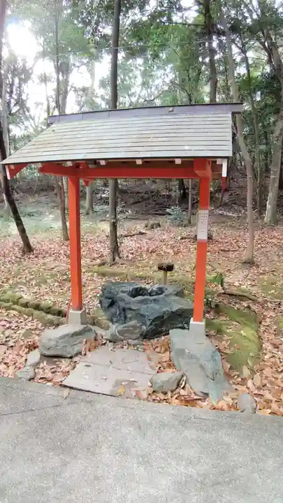 長山稲荷社(橿原神宮末社)の手水舎