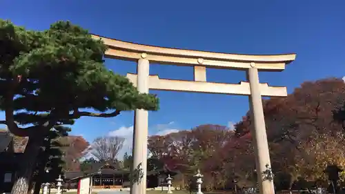 長野縣護國神社の鳥居