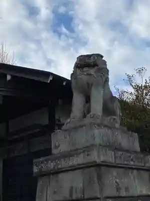 開成山大神宮の狛犬