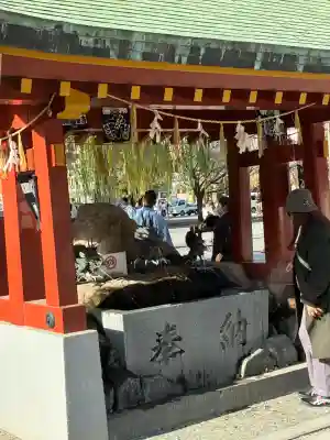 浅草神社の手水舎