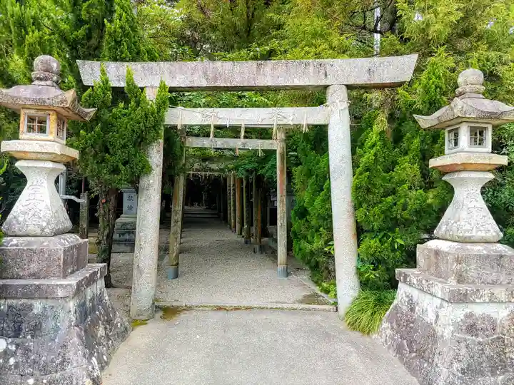 明星神社の鳥居