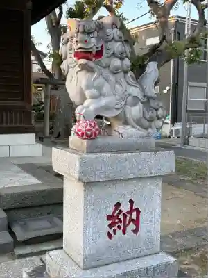 桑川神社の狛犬