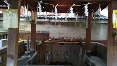 小野照崎神社の手水舎