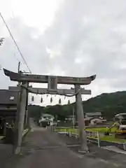 鴨部神社の鳥居