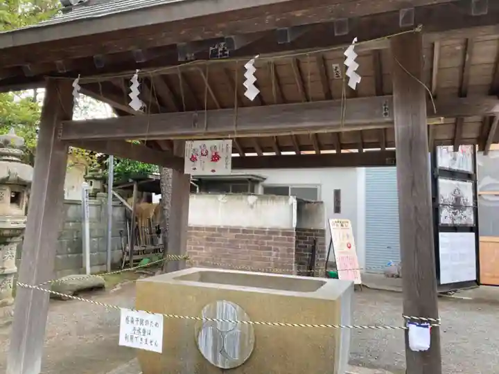 松原神社の手水舎
