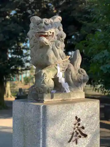 大沼神社の狛犬