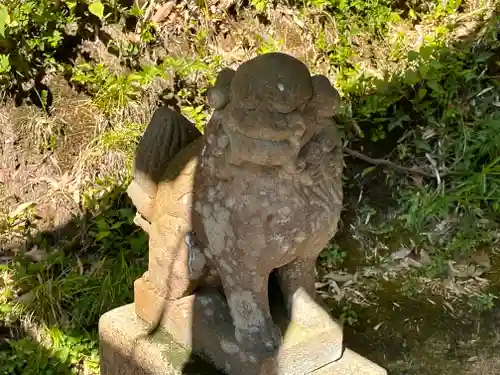 白山神社の狛犬