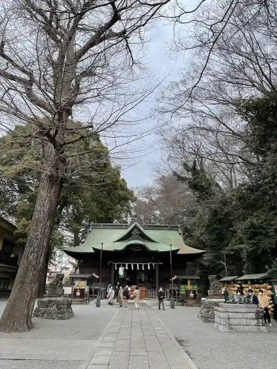谷保天満宮の本殿・本堂