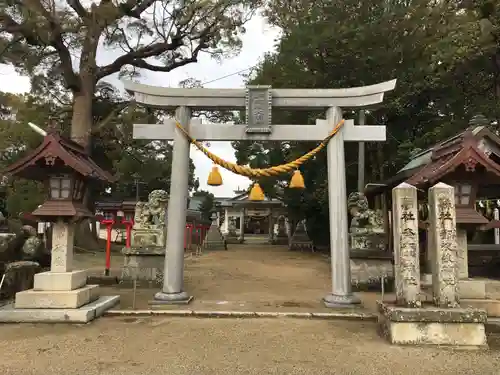 都波岐奈加等神社の鳥居