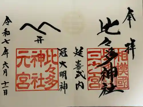 比々多神社(神奈川県)