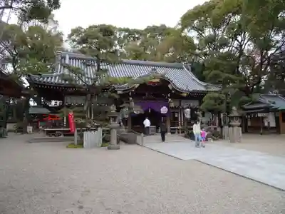杭全神社の本殿・本堂