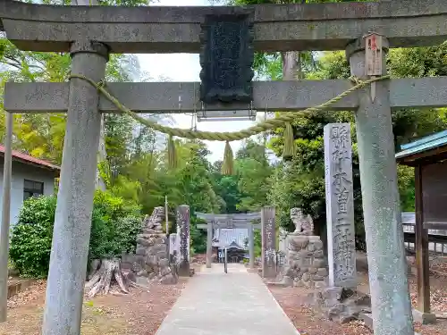 木曽三社神社の鳥居