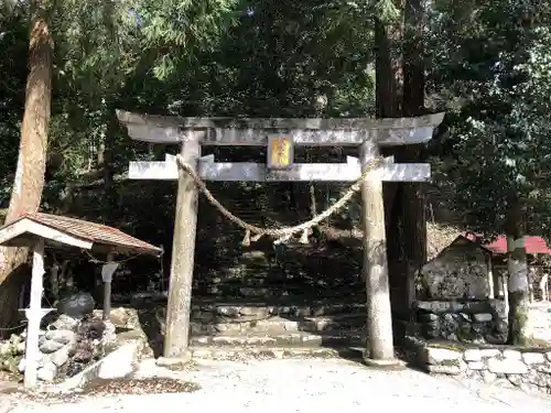 銀鏡神社の鳥居