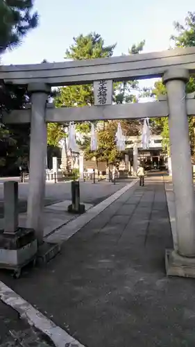 正ノ木稲荷 稲積神社の鳥居