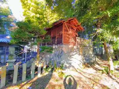 神明社荒神社(萩原町串作)の本殿・本堂