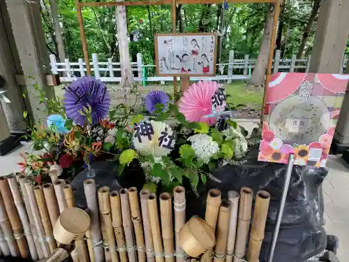 上川神社の手水