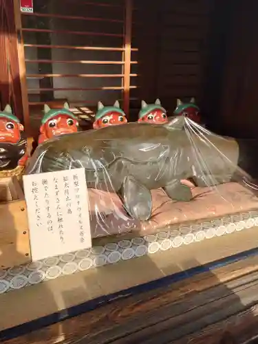 板倉雷電神社の狛犬