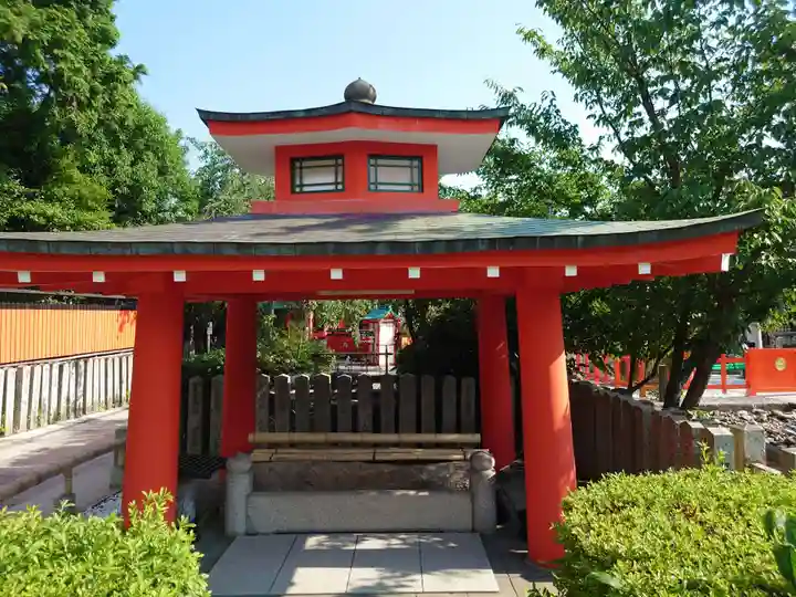 車折神社の手水舎