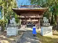 弓削神社の山門・神門