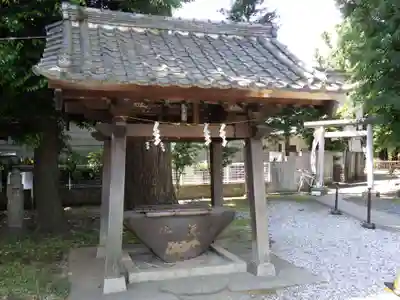 天祖神社(上目黒天祖神社)の手水舎