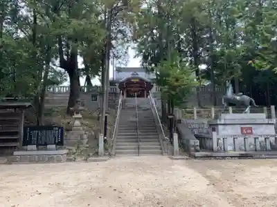 景行天皇社の山門・神門