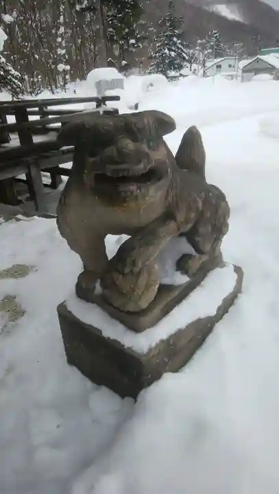 相馬妙見宮 大上川神社の狛犬