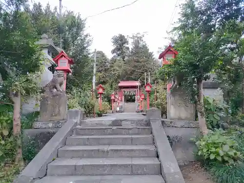 平出雷電神社の山門・神門