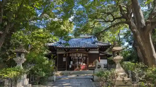 安居神社の本殿・本堂