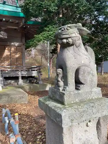 忍路神社の狛犬