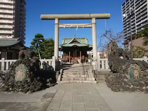 胡録神社の鳥居