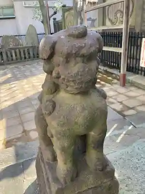 高輪神社の狛犬