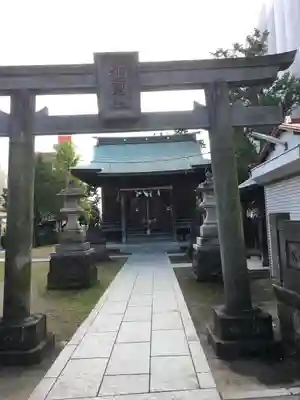 押切稲荷神社の鳥居