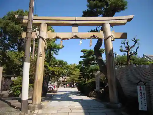 阿部野神社の鳥居