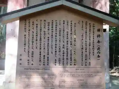 勝持寺(花の寺)の歴史