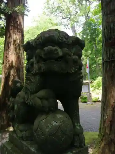 隠津島神社の狛犬